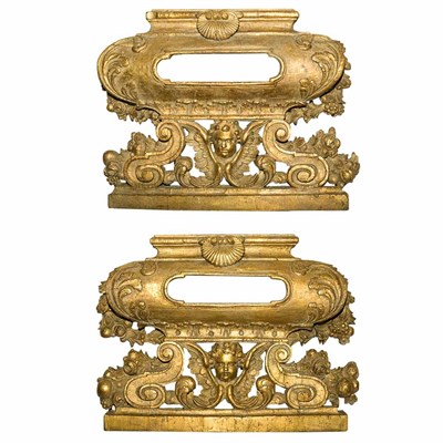Lot 145 - Pair of Louis XIV Style Gilt Decorated...