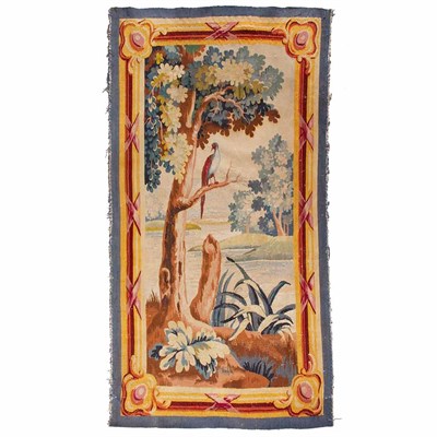 Lot 654 - French Aubusson Tapestry with Tree and...