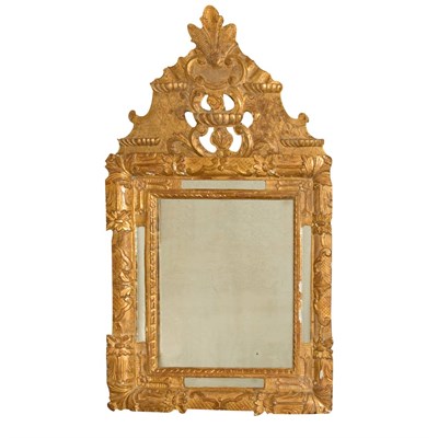 Lot 242 - Louis XV Style Gilt-Wood Mirror The...