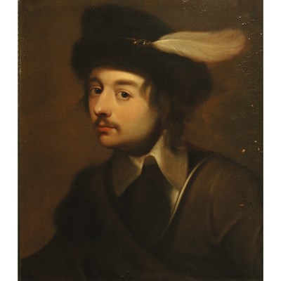 Lot 70 - Follower of Jan Lievens Man in a Gorget and...