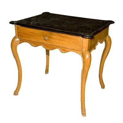Lot 256 - Continental Rococo Painted Ebonized Walnut...