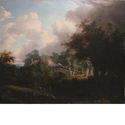 Lot 22 - English School 19th Century Anglers by a...
