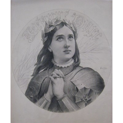Lot 30 - Jules Scalbert French, 1851-1928 Jeanne d'Arc...