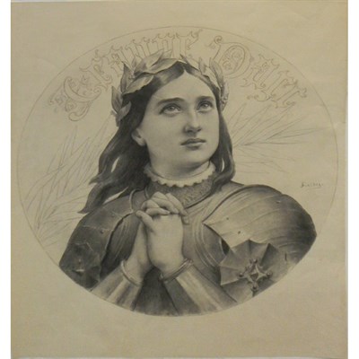 Lot 50 - Jules Scalbert French, 1851-1928 Jeanne d'Arc...