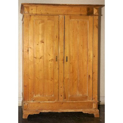 Lot 133 - Provincial Pine Armoire Height 6 feet 5 inches,...