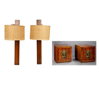 Lot 215 - James Mont American, 1904-1978 Pair of End...