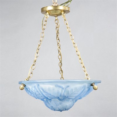 Lot 454 - Degue Art Deco Glass Plafonnier Circa 1930 The...