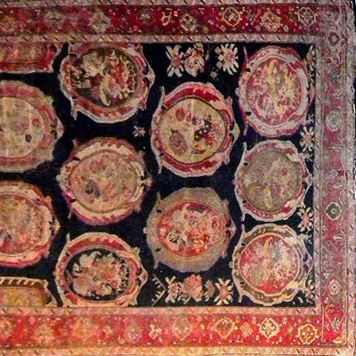 Lot 637 - Karabagh Gallery Carpet Approximately 13 feet...