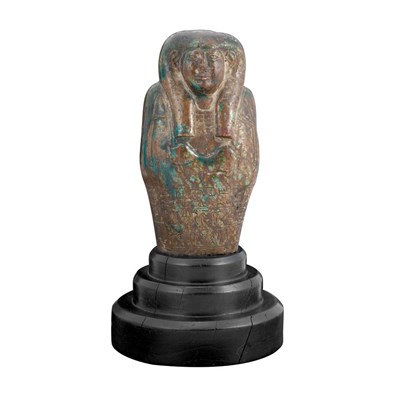 Lot 476 - Rare Egyptian Green Glazed Steatite Ushabti...