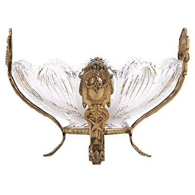 Lot 281A - Louis XVI Style Gilt-Metal and Cut Glass...