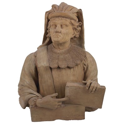Lot 158 - Italian Neoclassical Style Terra Cotta Bust of...