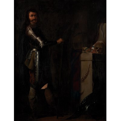Lot 59 - Dutch School 17th Century A Man in Armour...