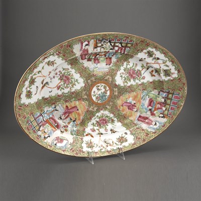 Lot 95 - Paris Rose Medallion Style Porcelain Platter...