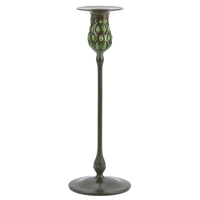 Lot 508 - Tiffany Studios Bronze and Favrile Glass...