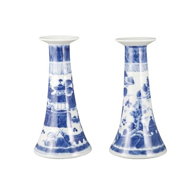 Lot 82 - Group of Chinese Export Blue and White...
