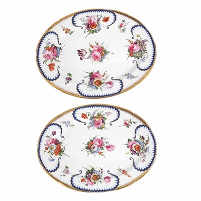 Lot 311 - Pair of Sevres Style Porcelain Platters 19th...