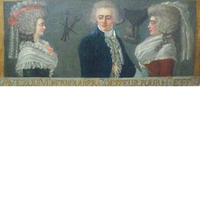 Lot 84 - French School 18th Century Shop Sign for a...
