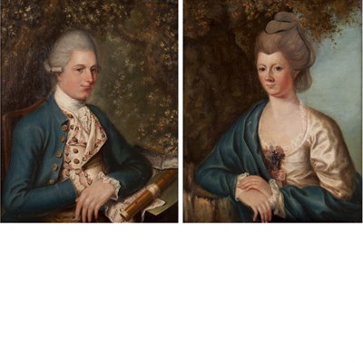 Lot 1 - Austrian School 19th Century Gentleman and...