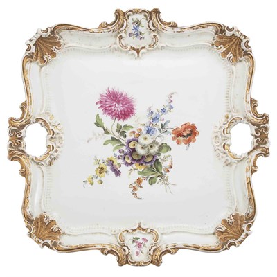 Lot 137 - Meissen Gilt and Polychrome Decorated...