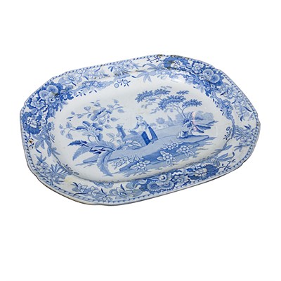 Lot 192 - Staffordshire Blue and White Transfer...