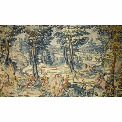 Lot 479 - Franco Flemish Gamepark Tapestry Panel...