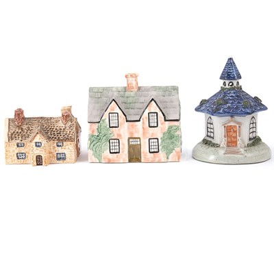 Lot 201 - Group of Three Staffordshire Style Porcelain...