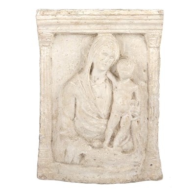 Lot 224 - Italian Stone Relief Plaque Possibly 17th...