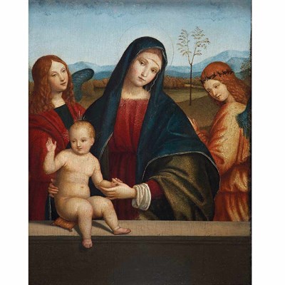 Lot 12 - Bolognese School 16th Century Madonna and...