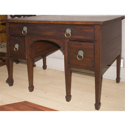Lot 284 - George III Style Mahogany Sideboard Height 38...