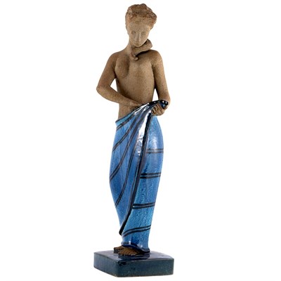 Lot 628 - Royal Copenhagen Stoneware Figure of a Female...