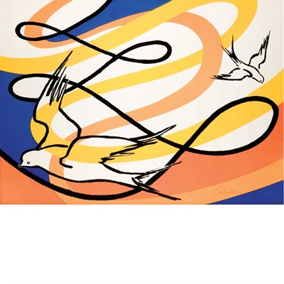 Lot 91 - Alexander Calder (1898-1976) BIRDS IN FLIGHT...