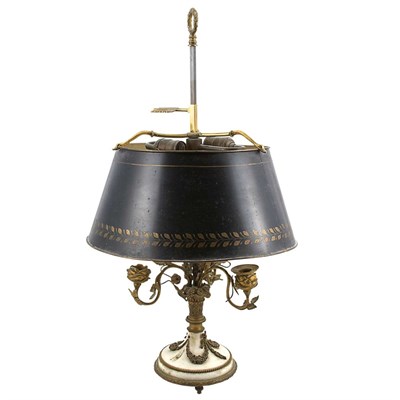 Lot 625 - Louis XVI Style Gilt-Metal and White Marble...