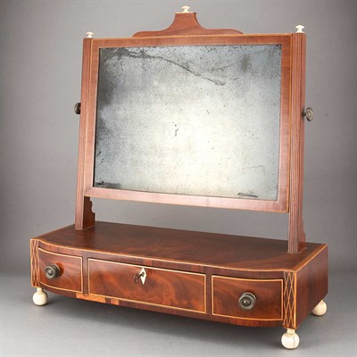 Lot 459 - Regency Tulipwood and Satinwood Banded Ivory...