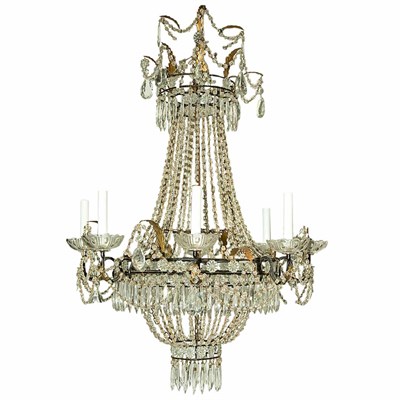 Lot 315 - Regency Style Gilt and Patinated-Metal and Cut...