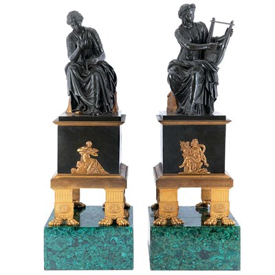 Lot 442 - Pair of Louis Philippe Gilt and...