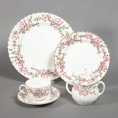 Lot 243 - Royal Worcester Porcelain Dinner Service In...