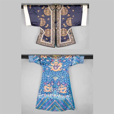 Lot 204 - Two Chinese Silk Robes 19th Century Comprising...