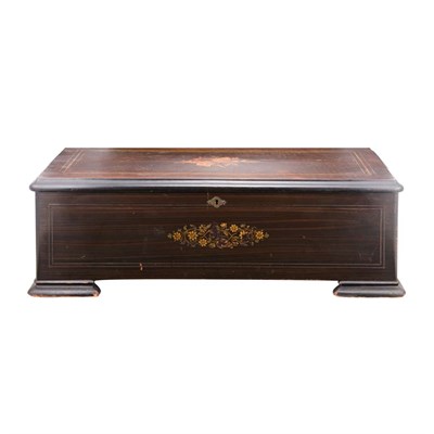 Lot 660 - Mermod Freres Swiss Marquetry and String...