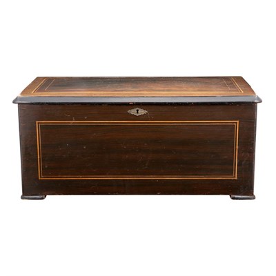 Lot 665 - Swiss Parcel Ebonized and Rosewood Music...