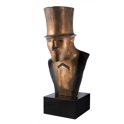 Lot 199 - Elie Nadelman American, 1882-1946 Man in a Top...
