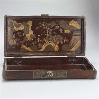 Lot 163 - Chinese Huanghuali Box 18th Century Of...