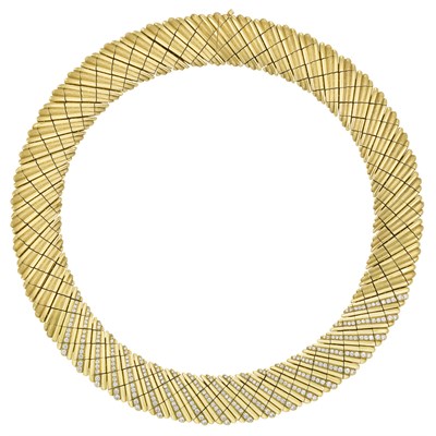 Lot 531 - Reversible Gold and Diamond Necklace, Henry Dunay