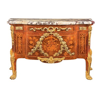 Lot 654 - Transitional Louis XV/XVI Style Gilt-Bronze...