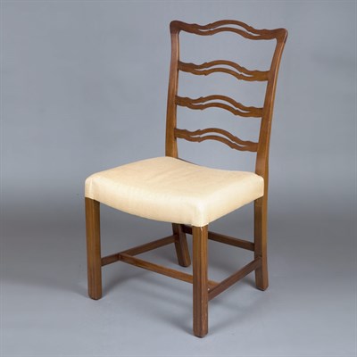 Lot 206 - Set of Six George III Style Mahogany Dining...