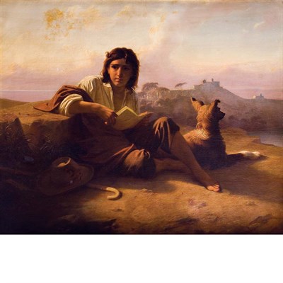 Lot 19 - Friedrich Christian Gonne German 1813-1906...