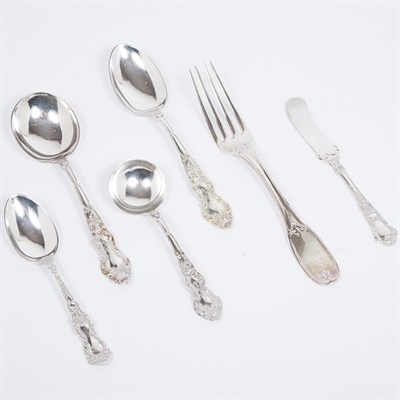 Lot 372 - Assembled Group of Sterling Silver Flatware...