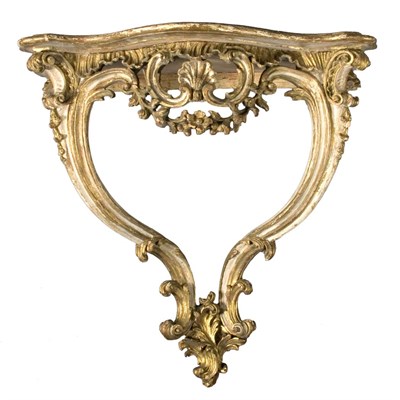 Lot 158 - Louis XV Style Parcel Gilt and Painted Wood...