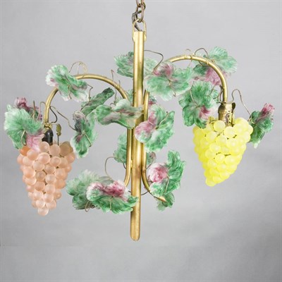 Lot 369 - Czechoslovakian Art Deco Glass and Gold...