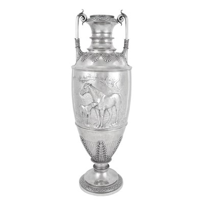 Lot 206 - Tiffany & Co. Sterling Silver Jockey Trophy...
