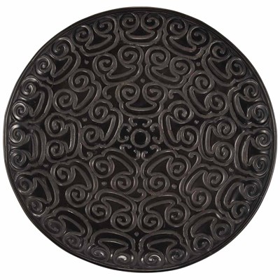 Lot 130 - Chinese Tixi Black Lacquer Dish Yuan/Ming Of...